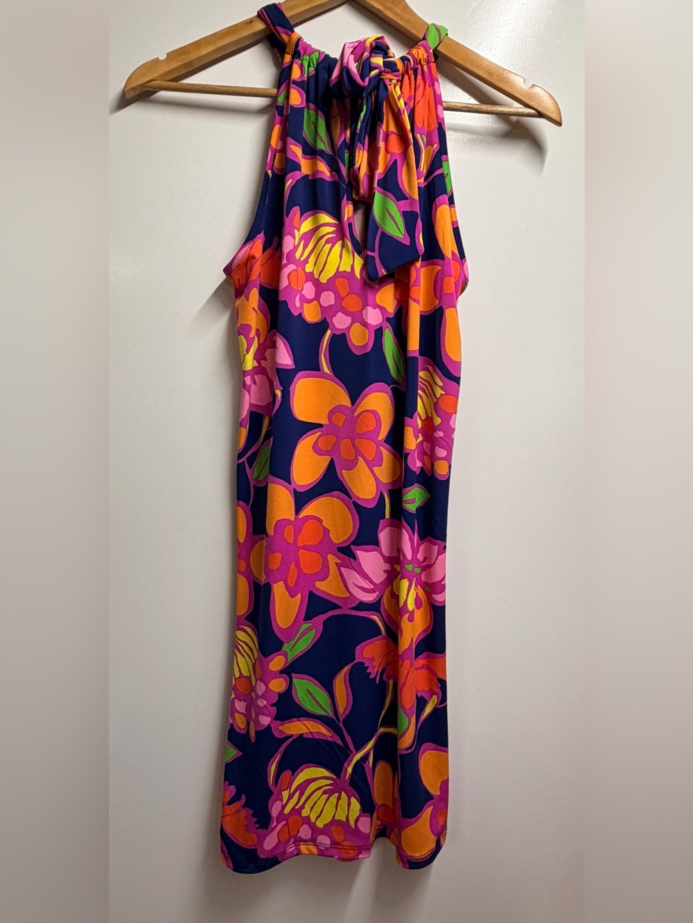 Trina Turk Juju Garden Halter Dress Size small Multicolor Floral - Picture 5 of 8